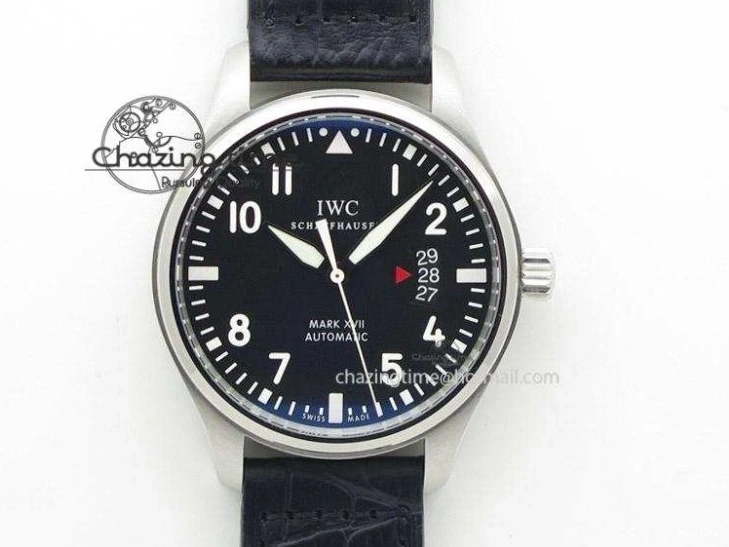 MIROTIME 0319 MoistureWicking Portofino Automatic RG IW356522 FKF 1:1 Best Edition Blue Dial on Black Croco Strap A 7109